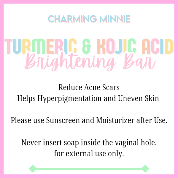 Tumeric and Kojic Acid Brightening Bar